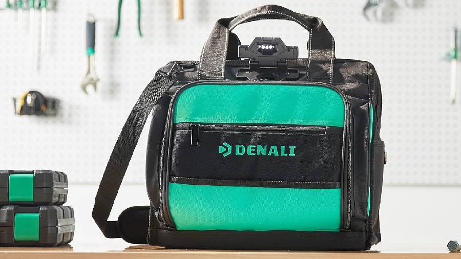 Sac organiseur à outils avec éclairage à 40 poches DLB02 Denali