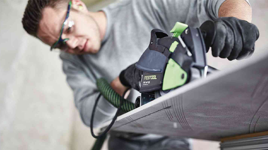Le système de tronçonnage Festool DSC-AG 125 Plus