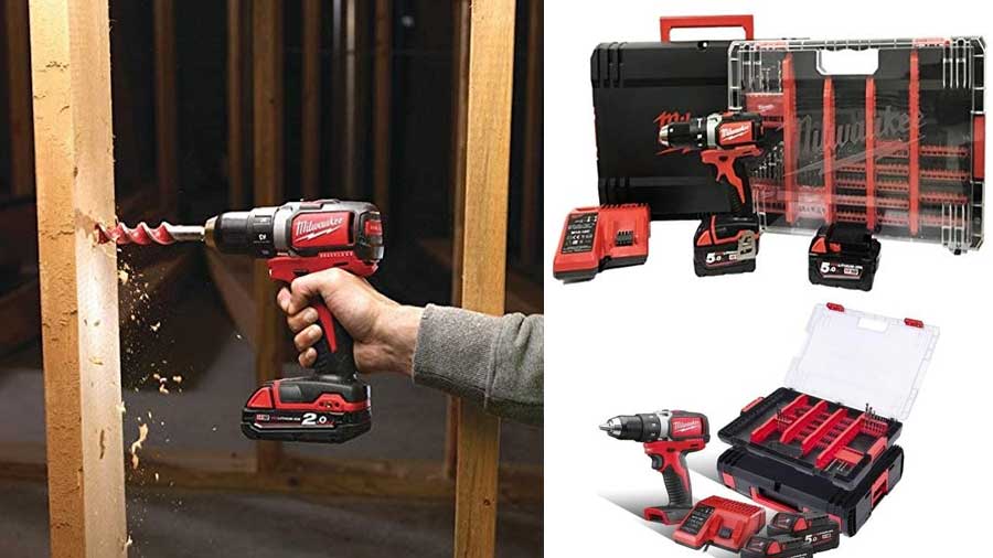 Perceuse visseuse sans fil  Milwaukee M18 BLDD-502XA