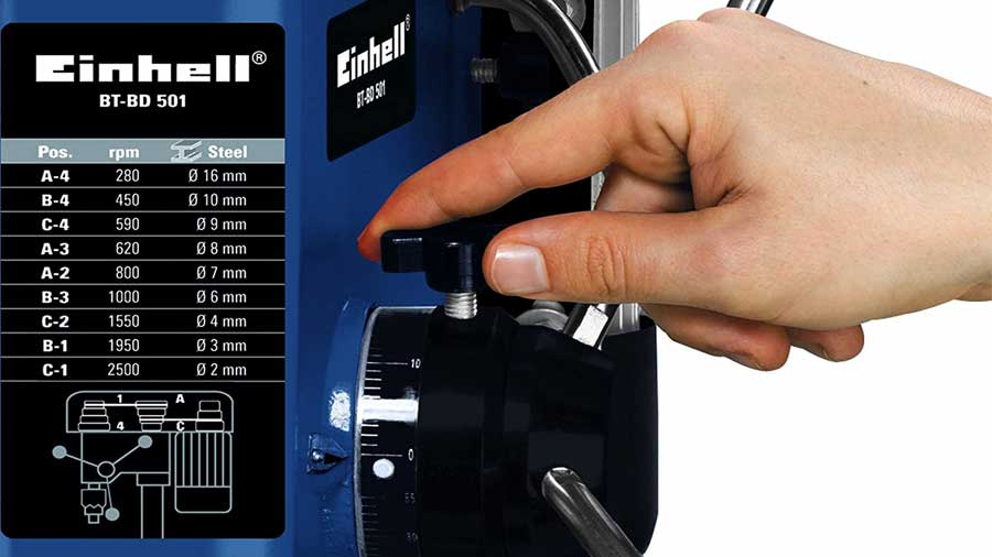 Perceuse à colonne Einhell BT-DB 501