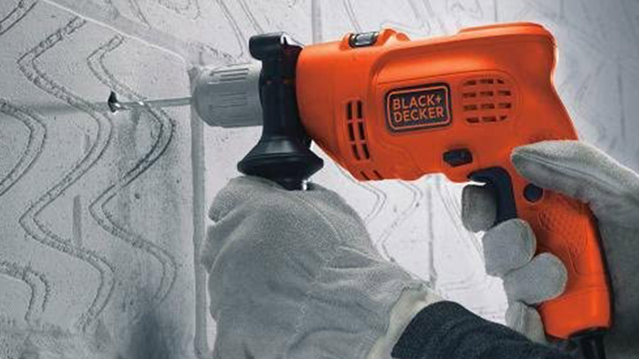 Perceuse électrique à percussion KR504CRE Black+Decker
