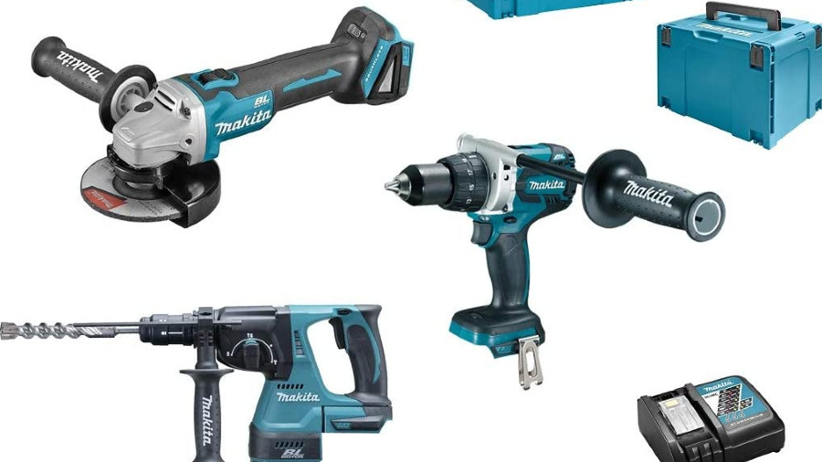 Ensemble des 3 machines DLX3092TJ de Makita