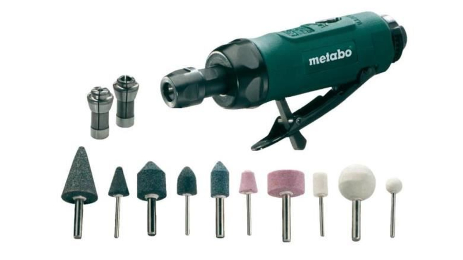 Meuleuse droite à air comprimé DG25 Set Metabo