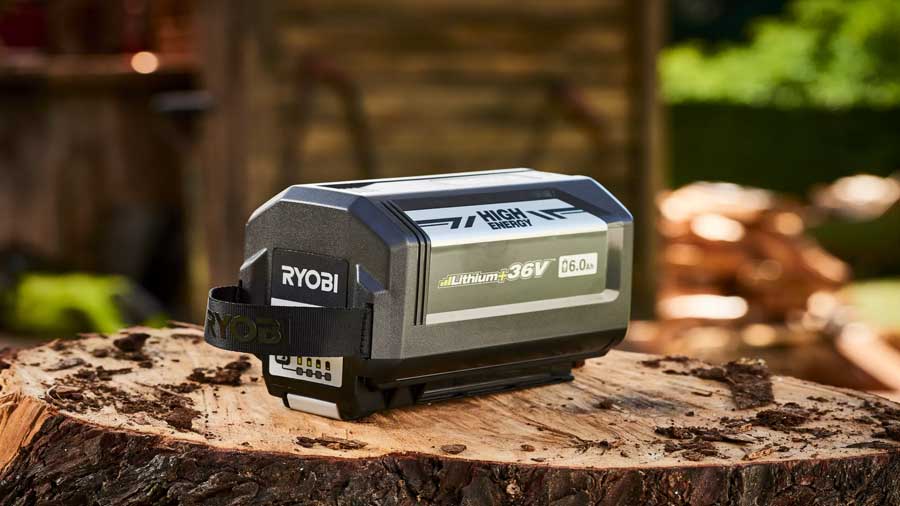 Batterie Ryobi RY36B60A 36 V + Lithium+ HIGH ENERGY 6,0 Ah