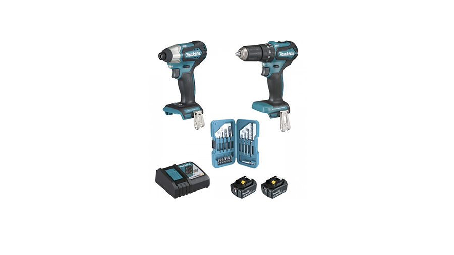 L’ensemble de deux machines MAKITA DLX2221TJ2