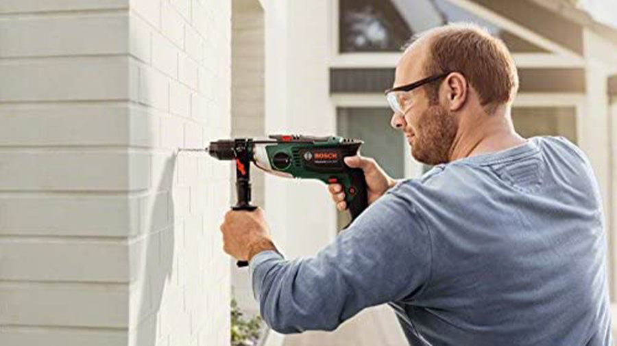 Test et avis de la perceuse a percussion AdvancedImpact 900 Drill Assistant BOSCH Briconews