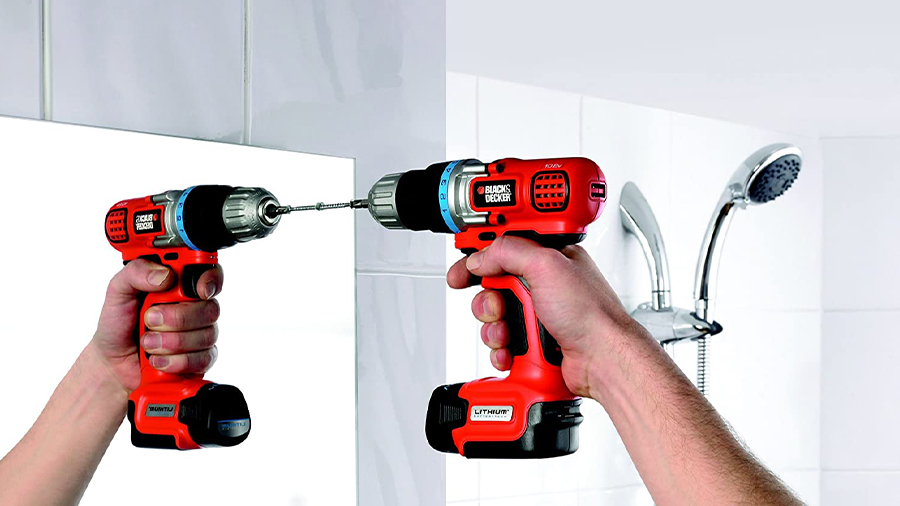 La perceuse-visseuse sans fil EGBL108K Black+Decker