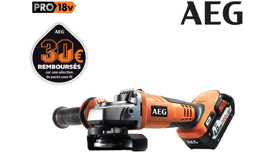  La meuleuse d’angle AEG BEWS18-125 18 V