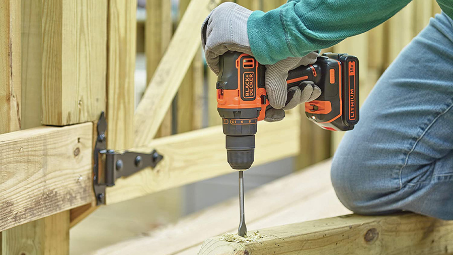 La perceuse-visseuse sans fil BDCDD186K Black&Decker