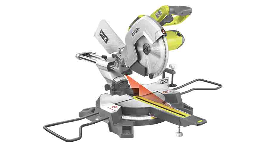 Scie à coupe d'onglets RYOBI 18V OnePlus lame 190mm EMS190DCL