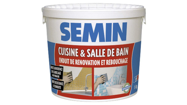 Enduit de rebouchage et rénovation Semin A04755