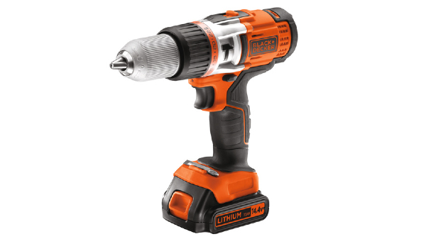 La perceuse à percussion haute performance EGBHP148K Black+Decker