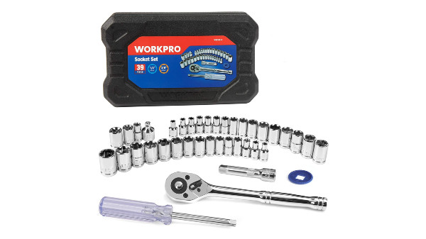 Coffret de douilles WorkPro W003067A