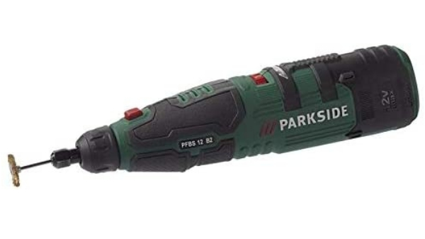 Meuleuse-perceuse de précision Parkside PFBS 12 B3 12 V