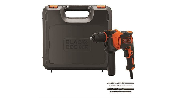 La perceuse électrique à percussion BEH710K Black+Decker