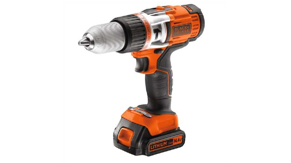 La perceuse à percussion haute performance EGBHP148BK Black+Decker