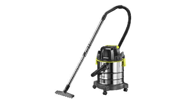 Aspirateur eau et poussière 18 V - cuve INOX 18 L Ryobi