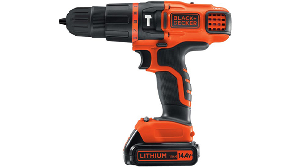 La perceuse à percussion sans fil BDK148KB Black+Decker