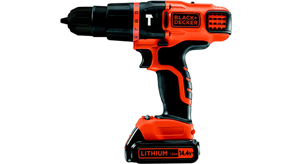 la perceuse à percussion sans fil EGBL148K Black+Decker