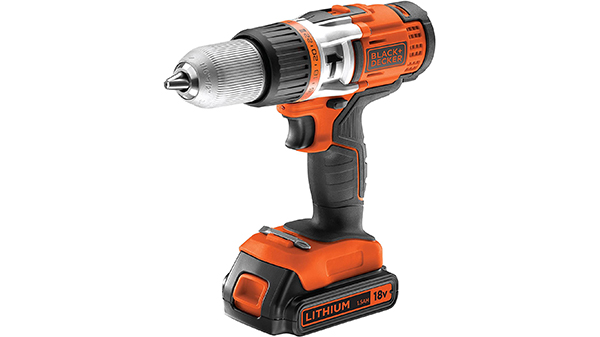 La perceuse à percussion sans fil EGBHP188BSA Black+Decker