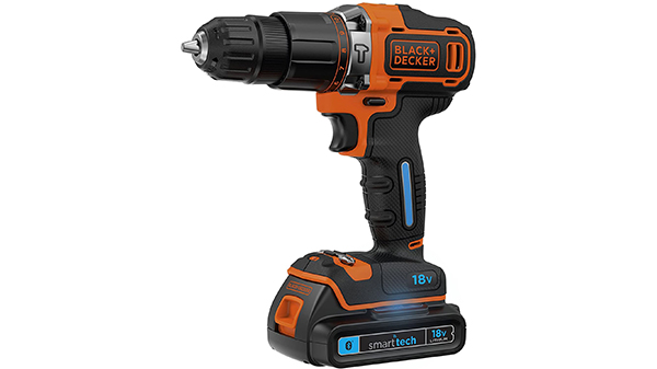 La perceuse à percussion sans fil BDCHD18KBST Black+Decker