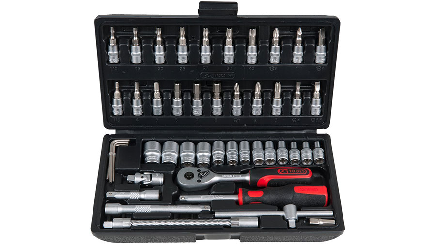 Test : Coffret de douilles KS Tools 917.0648 de 47 pièces douilles F6 ¼’