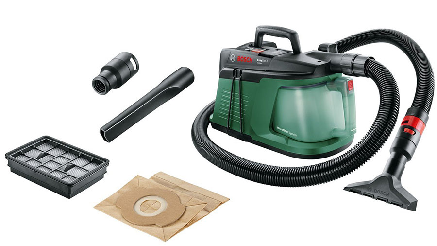 Test : Aspirateur de chantier Filaire Bosch EasyVac 3