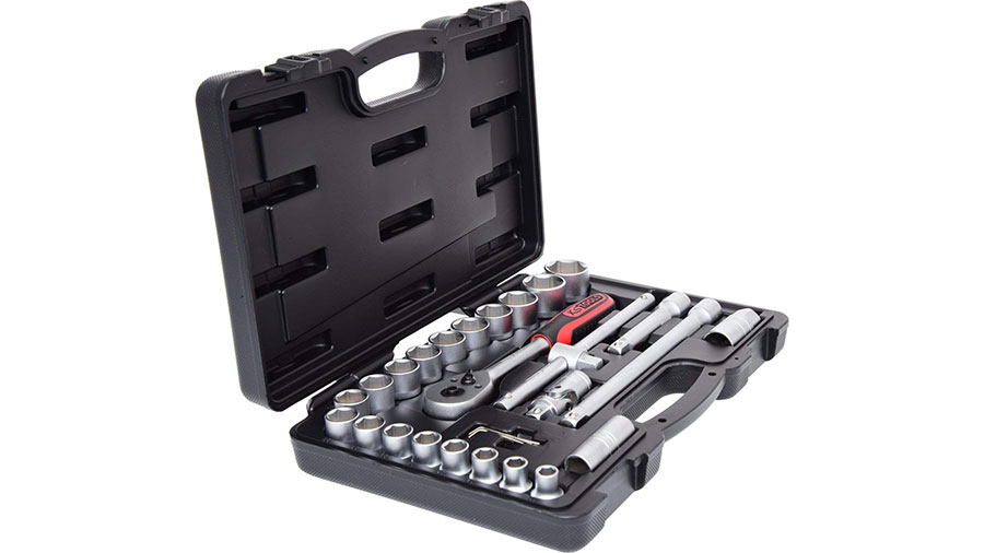 Test : Coffret de douilles KS Tools 917.0728 de 29 pièces 1/2"