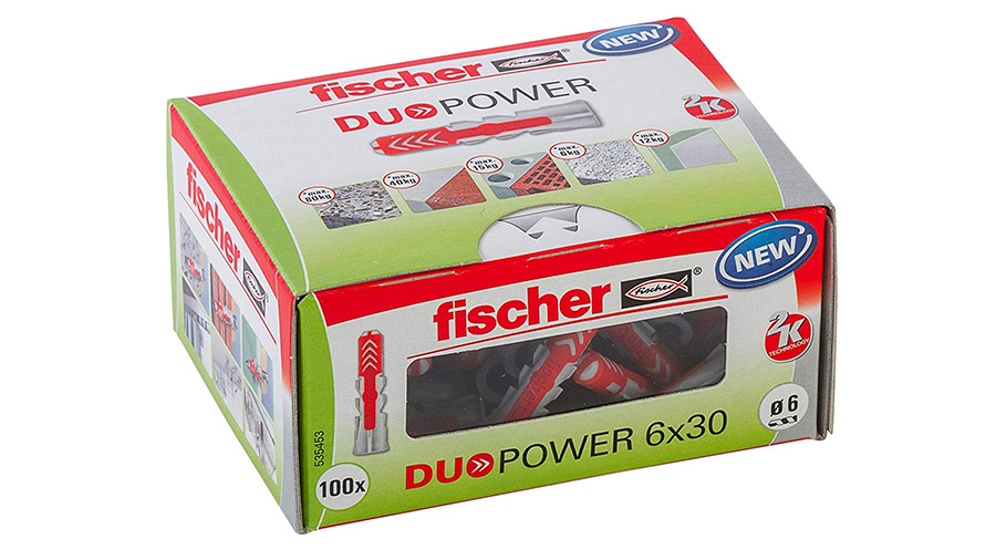 Fischer chevilles DUOPOWER 6 x 30 mm