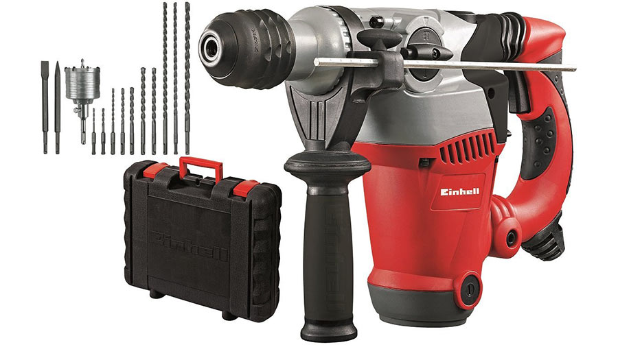 Test : Perforateur Filaire SDS-Plus Einhell RT-RH 32 Kit avec 10 accessoires 