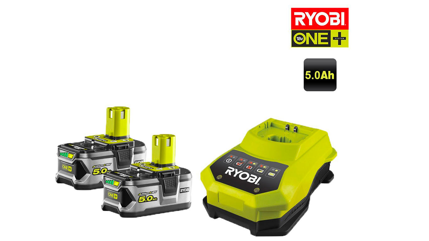 Pack Batterie Ryobi ONE + 18 V 5.0 Ah RBC18LL50