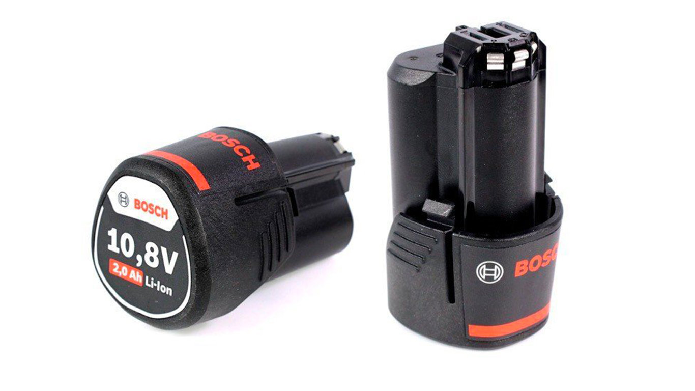 Bosch Lot de 2 batteries de rechange Li-ion 10,8 V 2 Ah compatible avec les modèles GSR GDR GOP GWI GSA GLI GSB GWB 