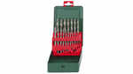 Metabo 627153000 Coffret de 19 forets Acier rapide HSS-G