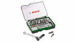 Bosch 2607017160 Coffret clé à cliquet 27 pièces pas cher