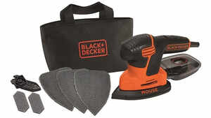 Ponceuse multifonctions filaire Black + Decker KA2500K-QS 3 accessoires