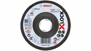 Disque à tronçonner à lamelles X-LOCK X571 Best for Metal 2608619201 Bosch