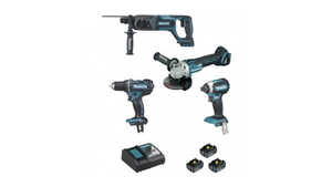 Ensemble de 4 machines DLX4080TX1 Makita