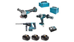 Ensemble des 3 machines DLX3092TJ de Makita