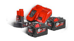 Pack batterie chargeur 18 V 9,0 Ah Milwaukee M18 NRJ-902