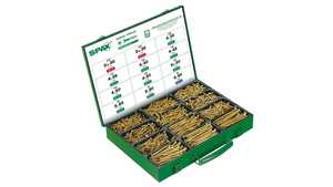 Coffret de vis SPAX YELLOX 1700 pièces Torx 4000009160009 pas cher