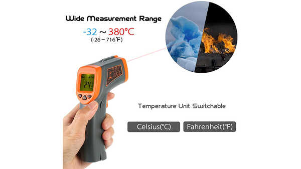 Thermomètre infrarouge WCL5194161498268RQ KKmoon