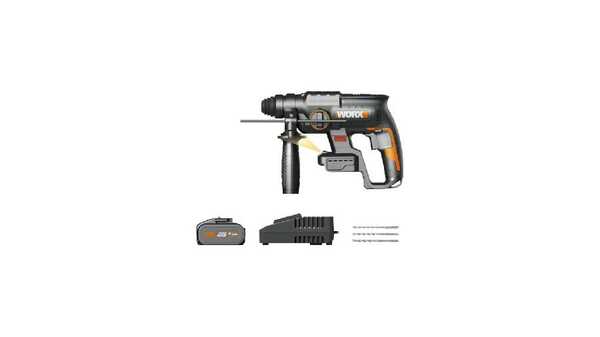 Perforateur sans fil Brushless 20 V - 4Ah -2J- WX381 Worx