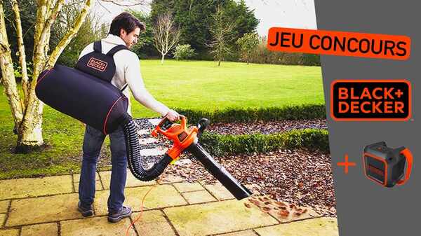 Jeu-concours : outils jardin BLACK+DECKER à gagner