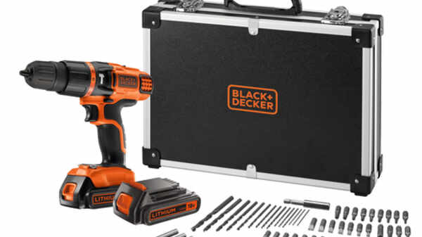  La perceuse à percussion sans fil EGBL188BAFC Black+Decker