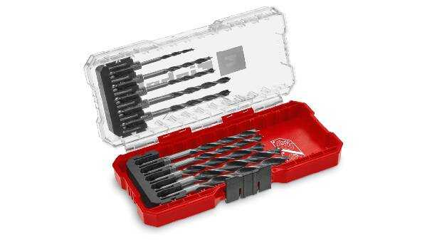 Set de mèches à bois S-CASE 10 pcs Einhell