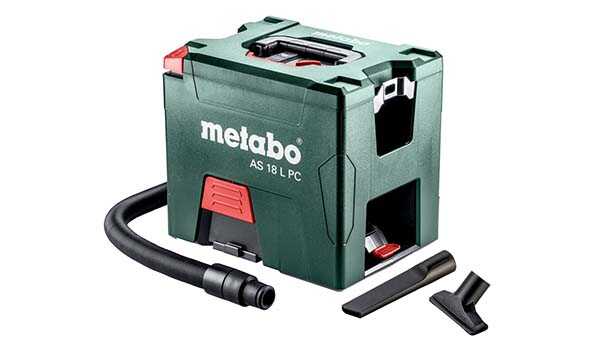 L’aspirateur de chantier sans fil AS 18 L PC Metabo