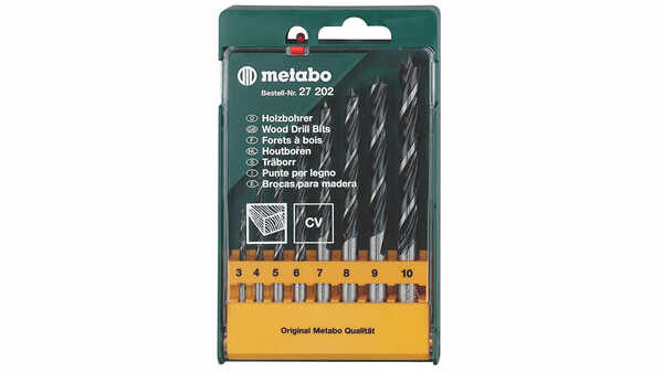 Metabo 627202000 Coffret de 8 forets à bois pas cher