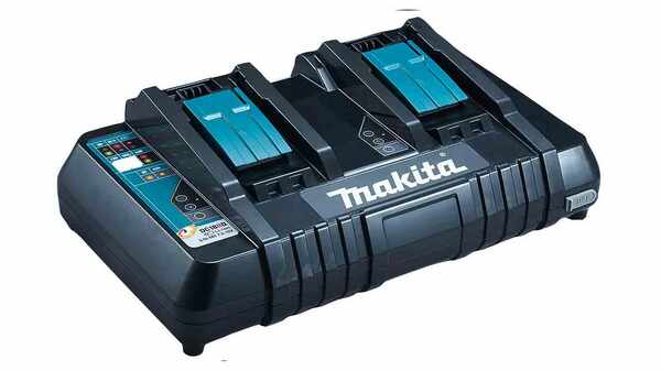 Chargeur de batteries Makita DC18RD double slot 18 V pas cher