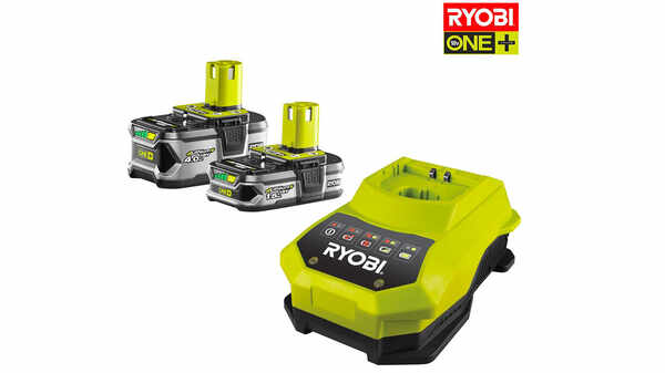 Pack Batterie Ryobi ONE + 18 V 1.5 Ah et 4.0 Ah RBC18LL415