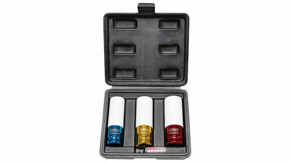 KS Tools 515.1005 Jeu de 3 douilles à choc pour Jantes aluminium Diamètre 17/19/21 mm